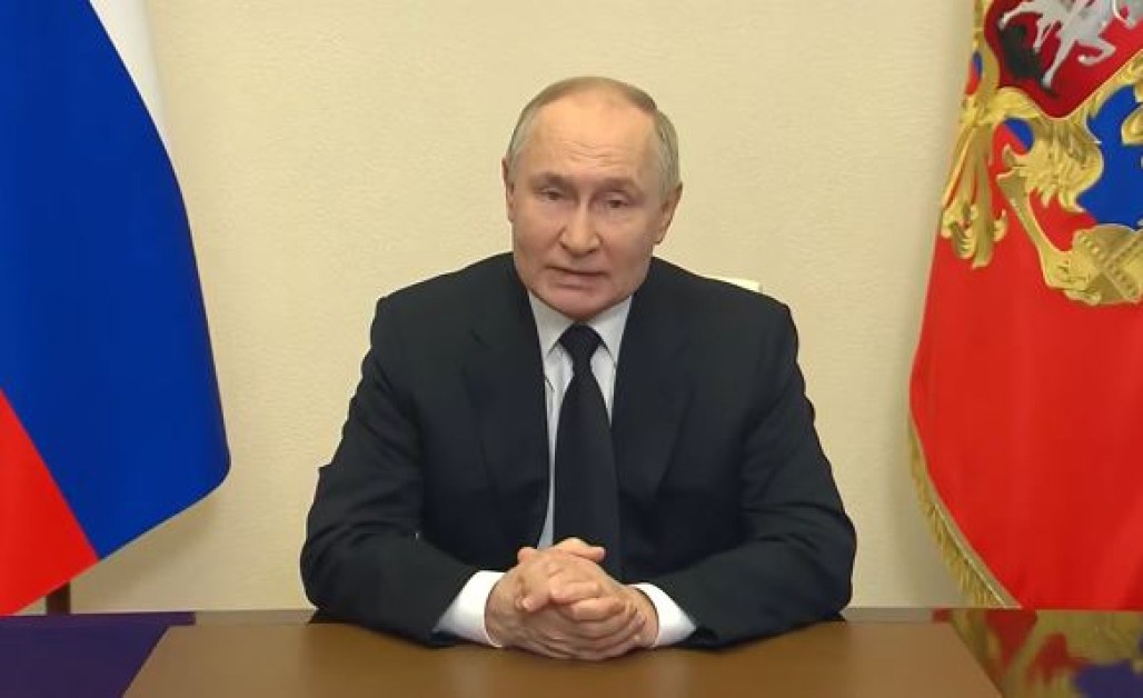 Путин директно обвини Украйна за връзка с терора в Москва ВИДЕО