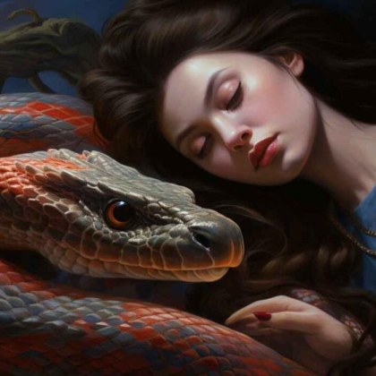 Кошмарният сън съпроводен със  змии е много добра индикация че