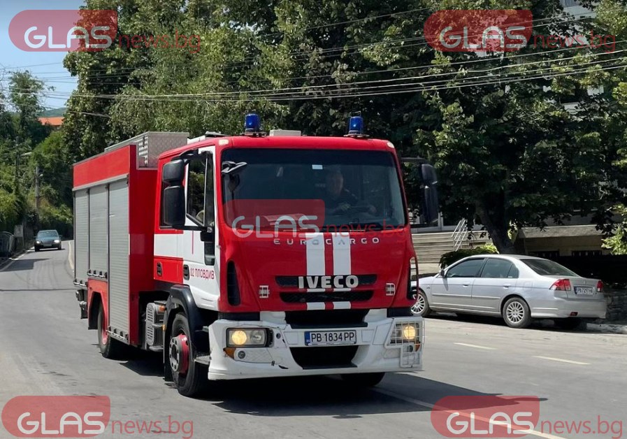 Турски товарен автомобир, превозващ захар, се подпали на АМ Тракия
