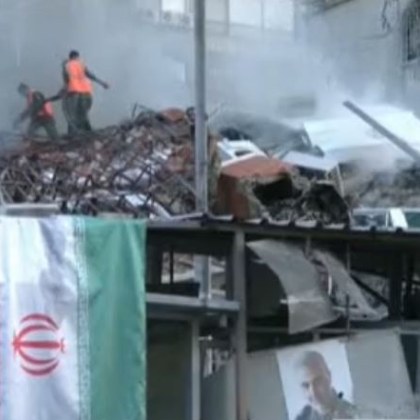 Иран обеща да отговори сурово след въздушния удар по сграда