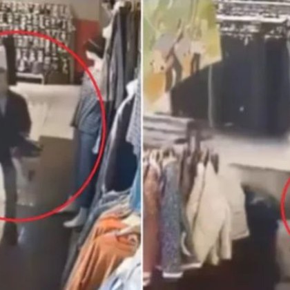 Жена падна в зейнала огромна дупка в мол ВИДЕО