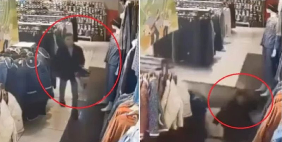 Жена падна в зейнала огромна дупка в мол ВИДЕО