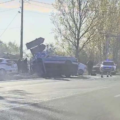 Тежка катастрофа е станала тази сутрин в София При пешеходната пътека