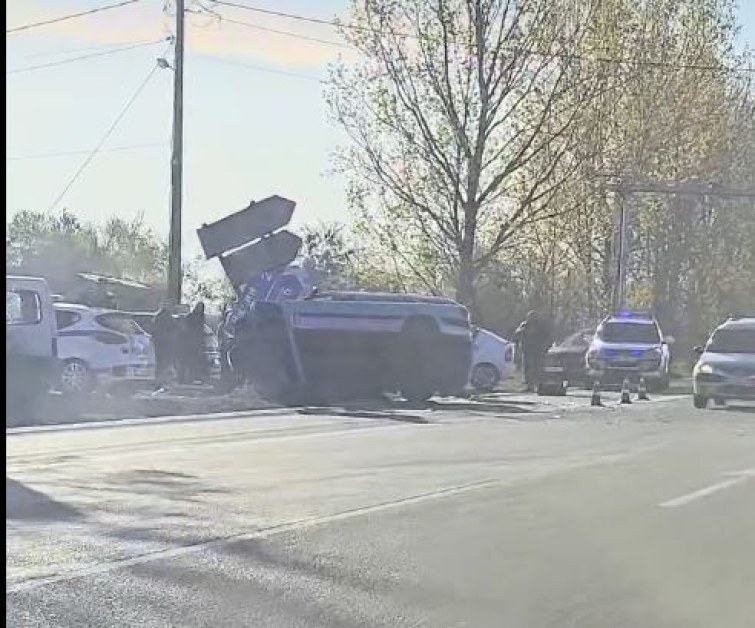 Тежка катастрофа в София СНИМКИ