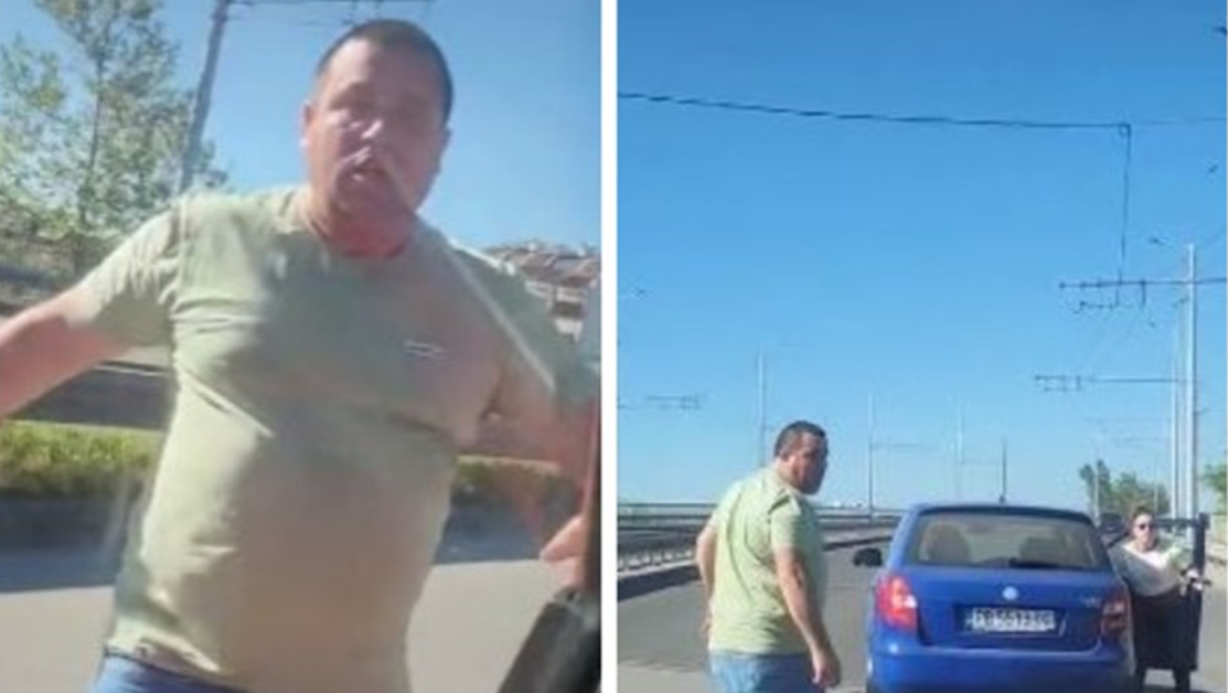 Снимка: Привлякоха като обвиняем мъжа, проявил агресия към шофьорка в Пловдив