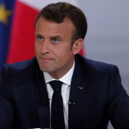 Френският президент Еманюел Макрон заяви в Екс че осъжда с