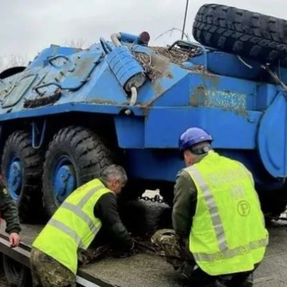 Украински оръжейници модернизират бронетранспортьорите БТР 60 които бяха прехвърлени от България