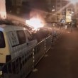 Кола горя тази нощ в София СНИМКИ