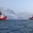 Пожар избухна на товарен кораб, плаващ към България