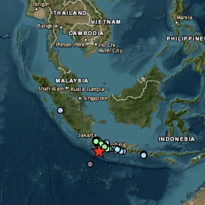 Земетресение с магнитуд 6 1 разтърси индонезийския остров Ява преди