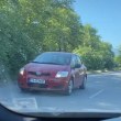 Червена кола се озова в насрещното в Пловдив СНИМКИ