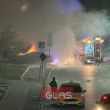 Кола пламна в Пловдив! Пушекът се издига високо над Марица СНИМКИ