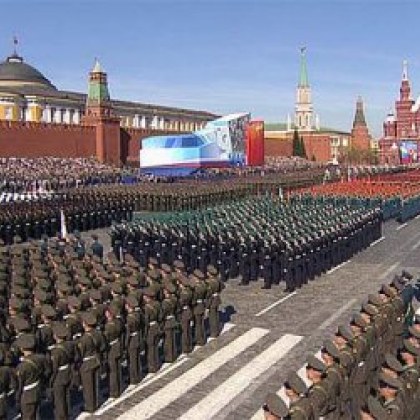 В ход е подготовката за военния парад в Москва на