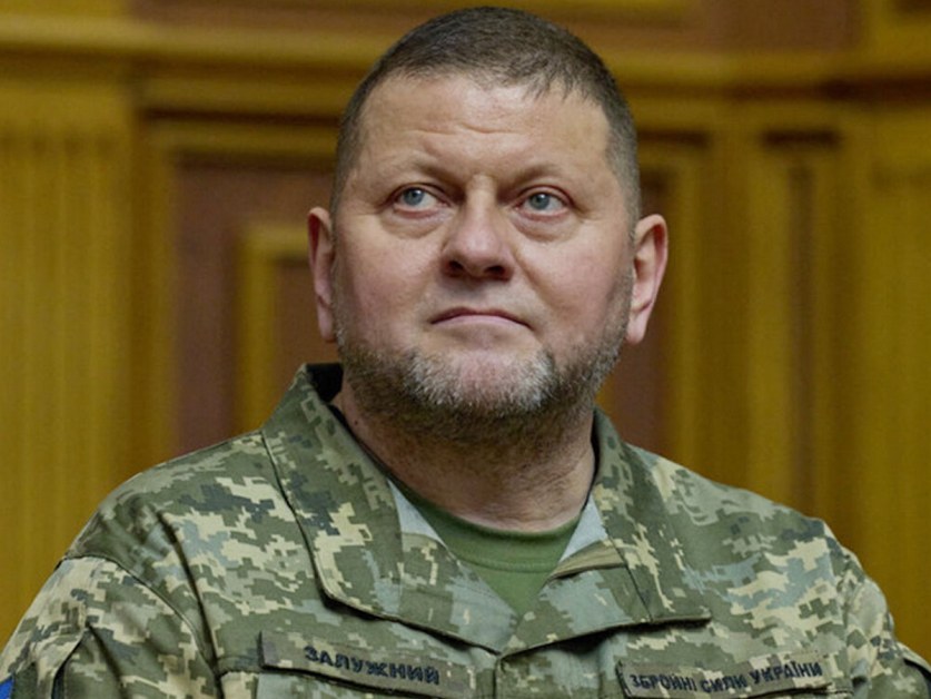Бившият главнокомандващ на Въоръжените сили на Украйна Валерий Залужни, който