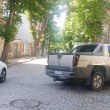 Бургаски пикап с нагло спиране в Пловдив СНИМКИ
