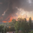 Пожар в голям мол във Варшава ВИДЕО