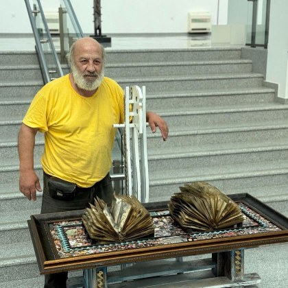 Един от големите на Пловдив – скулпторът Цвятко Сиромашки ще