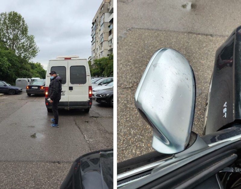 Шофьор на бус с деца мина на червено, псува и обижда жена СНИМКИ