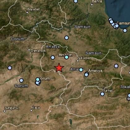 Земетресение с магнитуд 4 2 бе регистрирано днес в северния