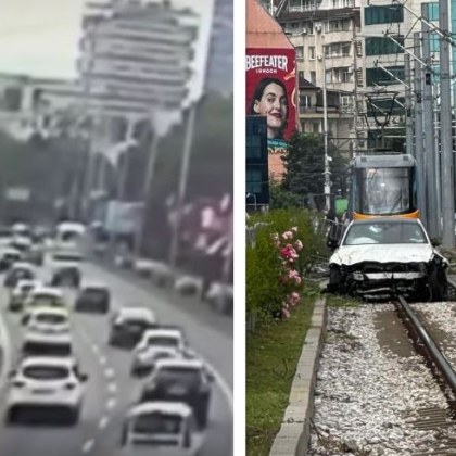 Появиха се кадри показващи само секунди преди кола да се