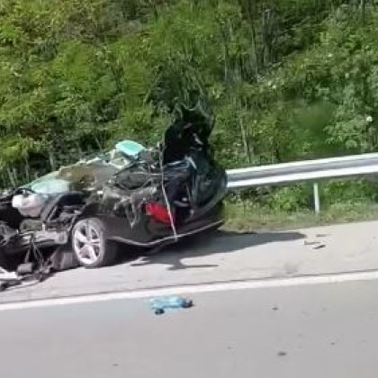 Нова катастрофа е станала днес на автомагистрала Тракия Блъснали са