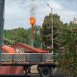 Запали се комин на известно заведение в Пловдив