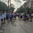 Протестиращи блокираха кръстовище в центъра на София