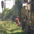 Полицай с разказ за смъртоносния инцидент, при който влак помете работници ВИДЕО