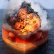 Ракета удари товарен кораб до Йемен