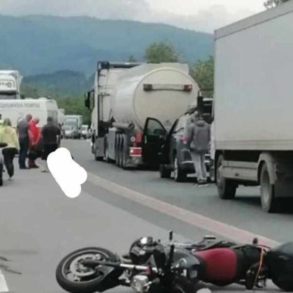Пътно произшествие с моторист е станал на магистрала Тракия От