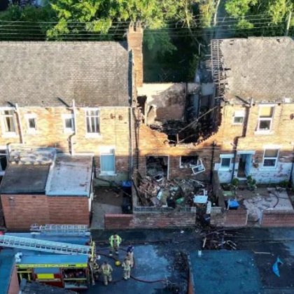 Къща в окръг Дърам е била разрушена от експлозия  Службите