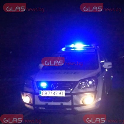 Екшън във Велико Търново с автомобил и полицейски екипи се