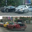 Две катастрофи в София - на един булевард, по едно и също време СНИМКИ