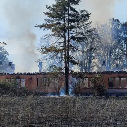 Пожар изпепели основното училище в село Гранит Огънят тръгнал от