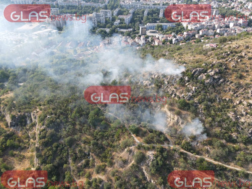 Пожарът в Пловдив е овладян, кметът на града е на мястото ВИДЕО