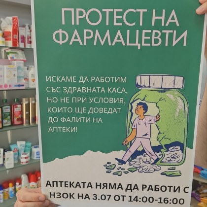 Аптеките от областите София Пловдив Бургас Пазарджик Ямбол Сливен Добрич