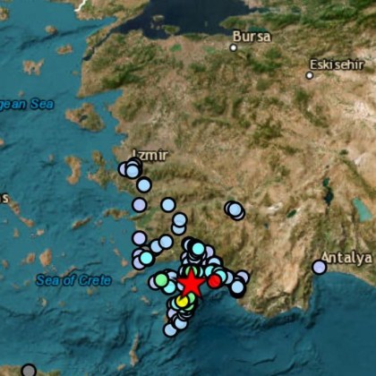Заметресение с магнитуд от 4 8 по Рихтер бе регистрирано край