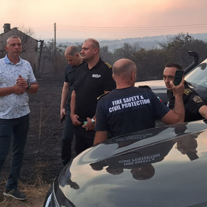 Главният секретар на МВР главен комисар Димитър Кангалджиев пристигна тази