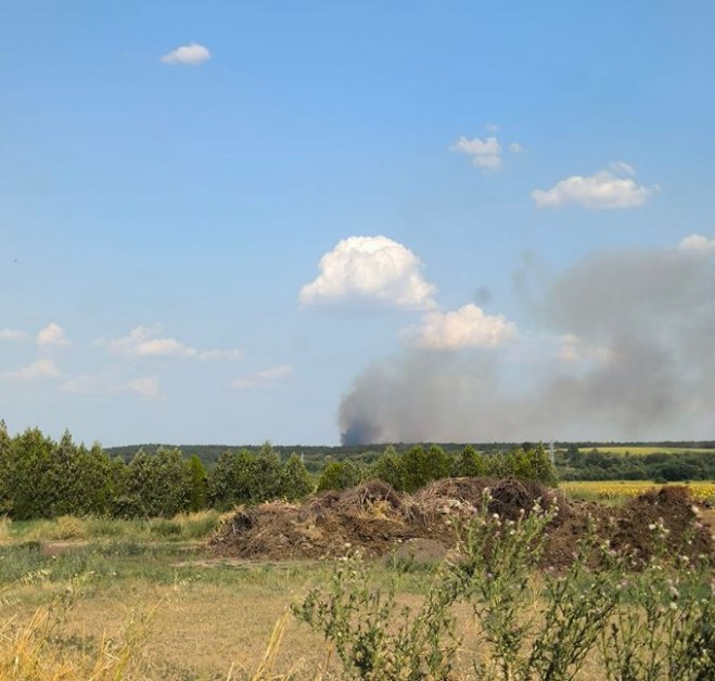 Избухна пожар и в Димитровградско СНИМКА