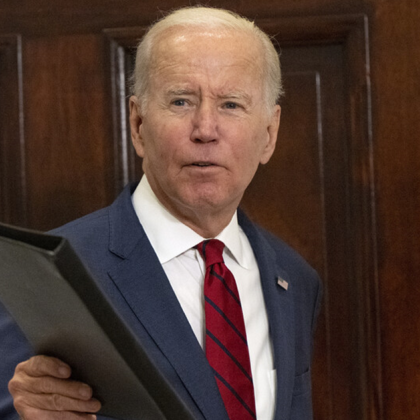 Президентът на САЩ Джо Байдън е дал положителна проба за