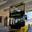 Инцидент с двуетажен автобус в София, има щети СНИМКИ