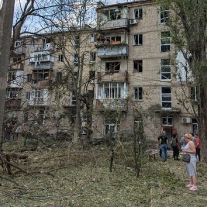 Руска ракета порази детска площадка в украинския град Николаев в