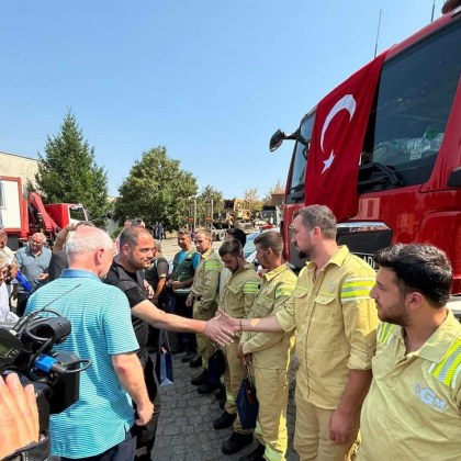 Благодарности към турските пожарникари изказаха премиерът Димитър Главчев и вътрешният
