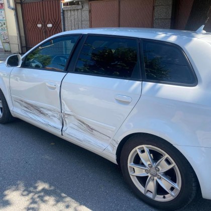 Жена в социалните мрежи сподели щетите по автомобила си след