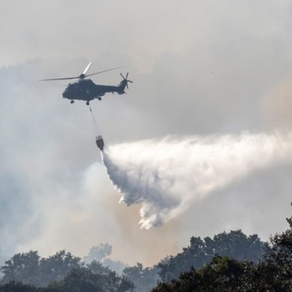Около 30 40 метра е навлязъл на българска територия пожарът който