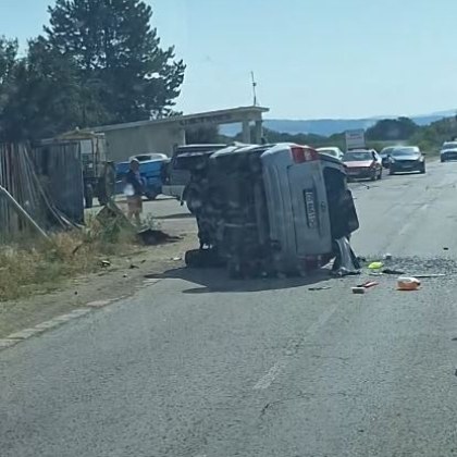 Катастрофа стана по рано днес в Софийско Лек автомобил се е