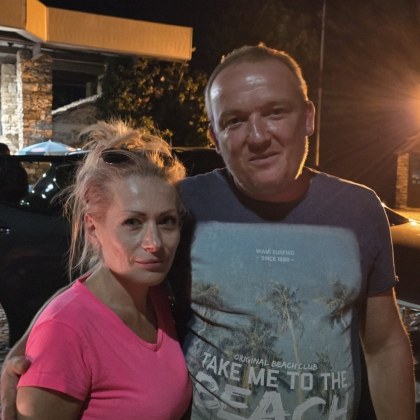 Някъде около село Телиш по пътя Плевен София Вечерта