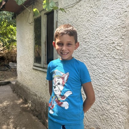 9 годишният Валентин живее в село Средище Силистренско Майка му го е