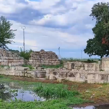 Археологическият комплекс в центъра на Силистра беше наводнен след проливния