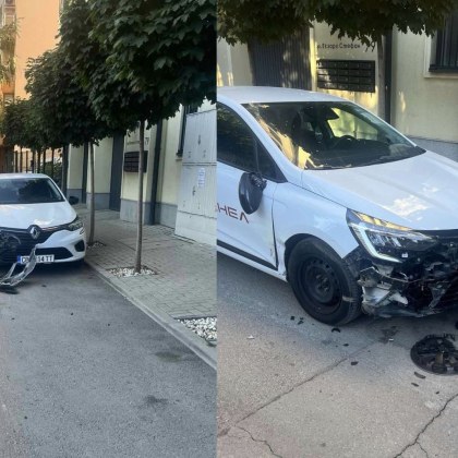 Софиянец се събуди и намери автомобила си помлян СНИМКИ